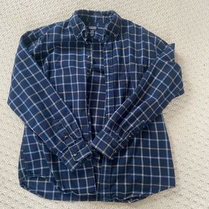 DENVER HAYS BLUE PLADE OVERSIZED SHIRT